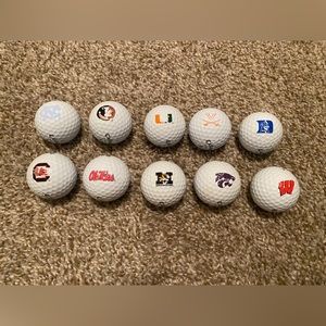 Callaway Warbird Custom NCAA Golf Balls Lot of 12 (full dozen)